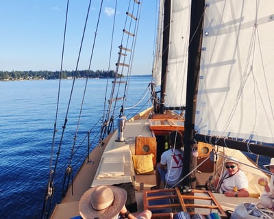Sail Olympia On A Quiet Morning Cruise