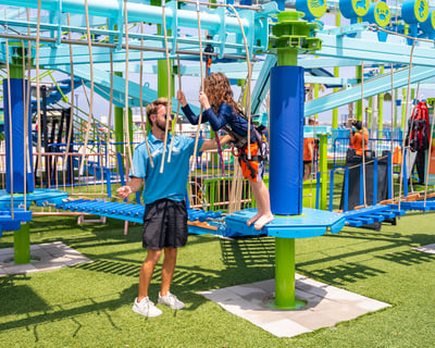 Tiny Tykes Ropes Course for Kids Under 4 Feet