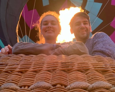 Sunrise Desert Views from Phoenix Hot Air Balloon