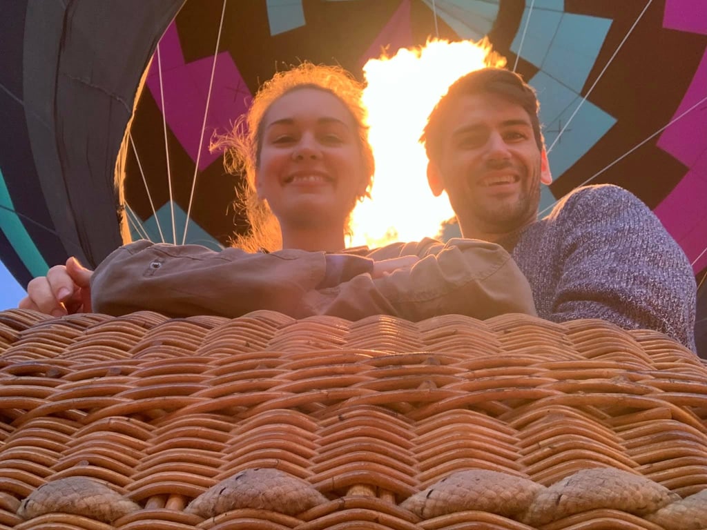 Sunrise Desert Views from Phoenix Hot Air Balloon