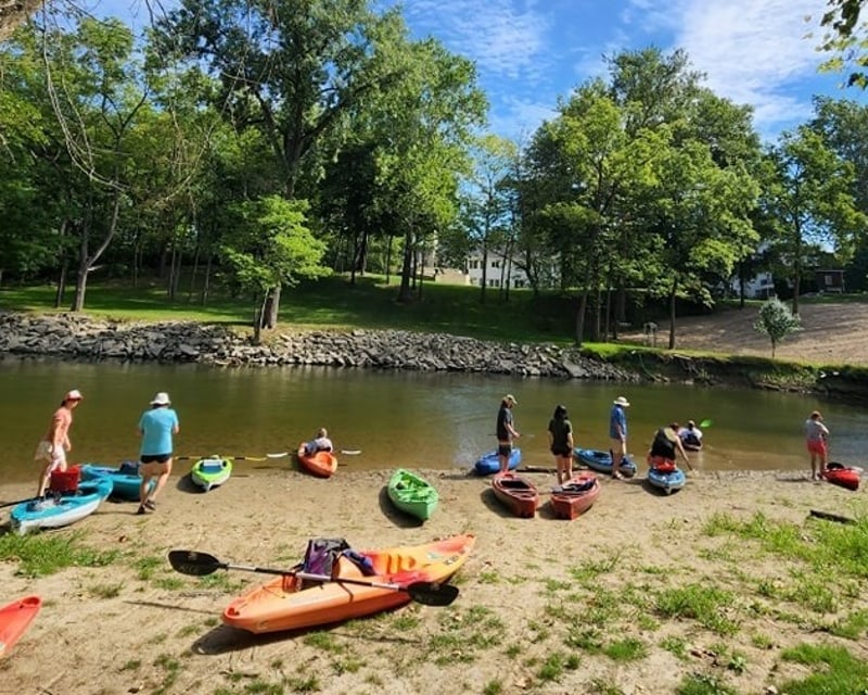 10.5-Mile Huron River Kayak & Canoe Trip in Huron Township