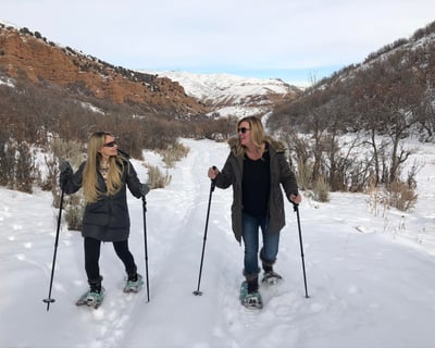 Private Ranch Snowshoeing Tour in Uinta Mountains