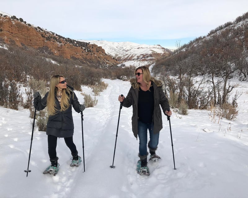 Private Ranch Snowshoeing Tour in Uinta Mountains