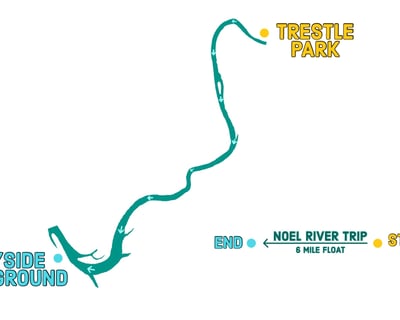 6-Mile River Float in Noel