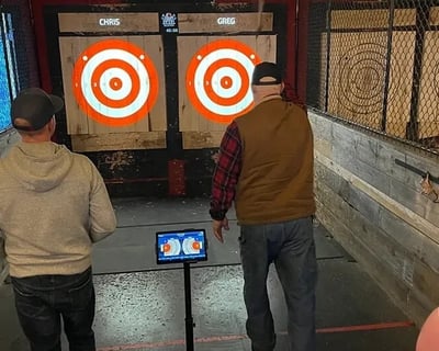 Digital Target Axe Throwing in Bangor