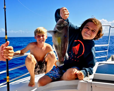 Light Tackle Bottom Fishing Tour in Lahaina