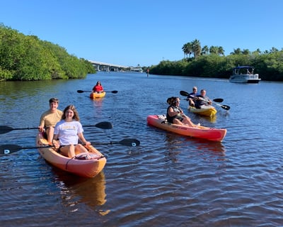Tandem Kayak Rental at Round Island Riverside Park