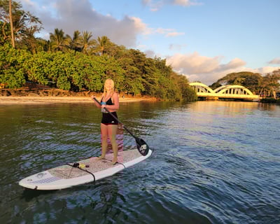 North Shore Sunset Paddle on Anahulu River