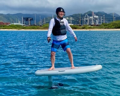 Private eFoil Lesson with 3 Water Runs