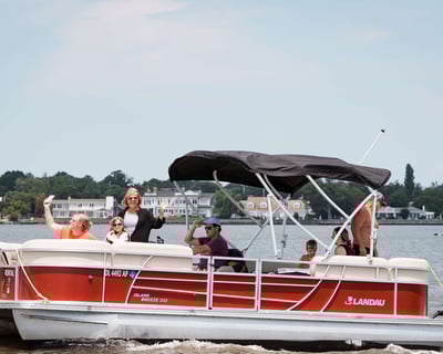 Pontoon Boat Rental On Rehoboth Bay