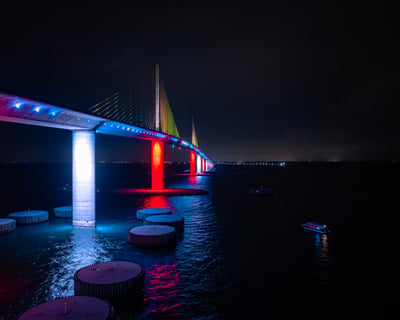 Skyway Bridge Light Show Cruise