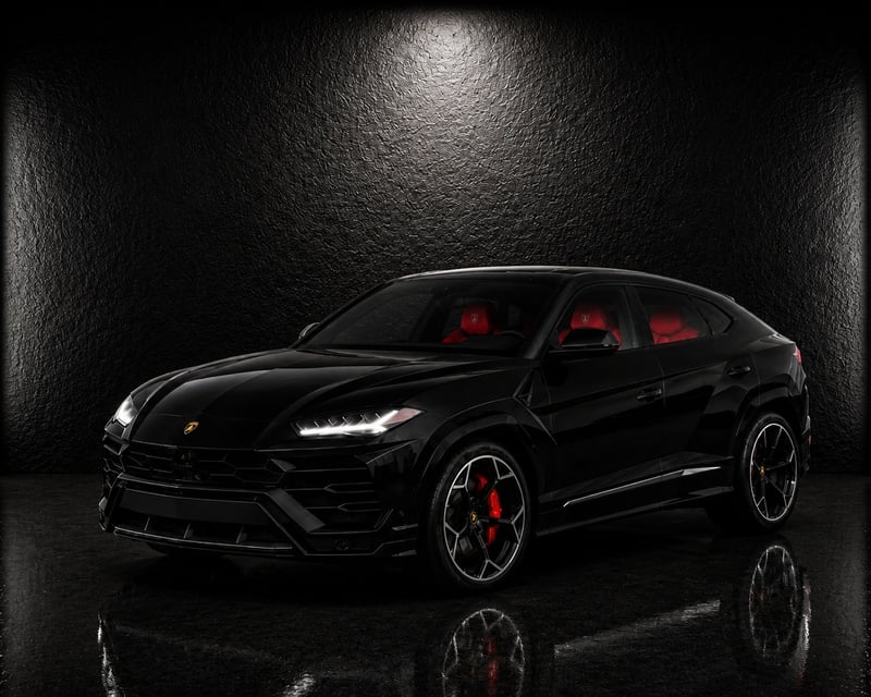 Black Lamborghini Urus Rental Near Washington DC