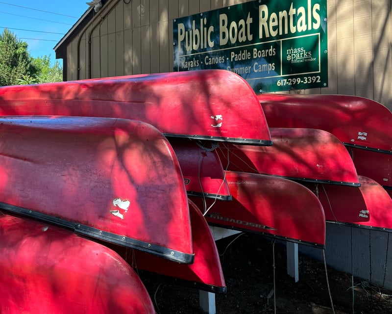 Canoe Rental on Lake Cochituate