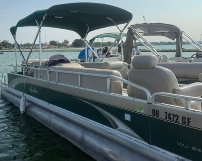 24' Pontoon Rental on Grand Lake