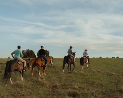 Bison Preserve Horseback Ride in Mt Carmel