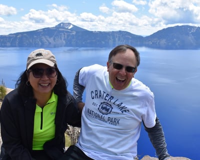 Tandem E-Bike Rental Around Crater Lake