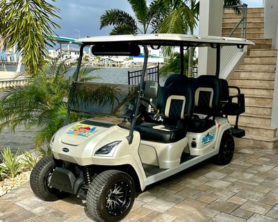 6-Passenger Street-Legal Golf Cart Rental, Fort Myers Beach