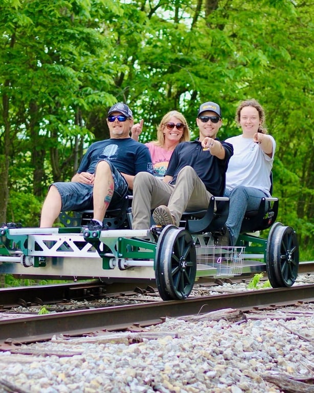 White River Rail Bike Cruise in Noblesville