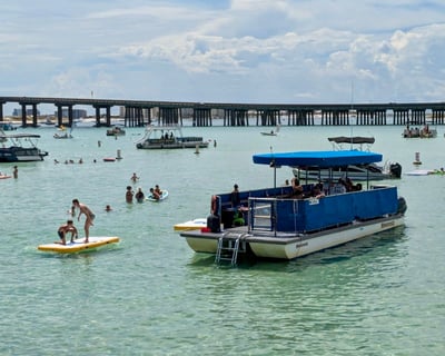 Private Pontoon Charter in Destin (3 or 6 Hours)