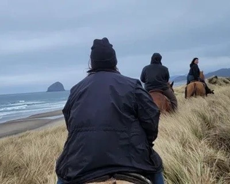 Beginner Beach & Dune Horseback Ride in Pacific City