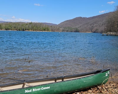 Full-Day Boat Rental on Lake Moomaw