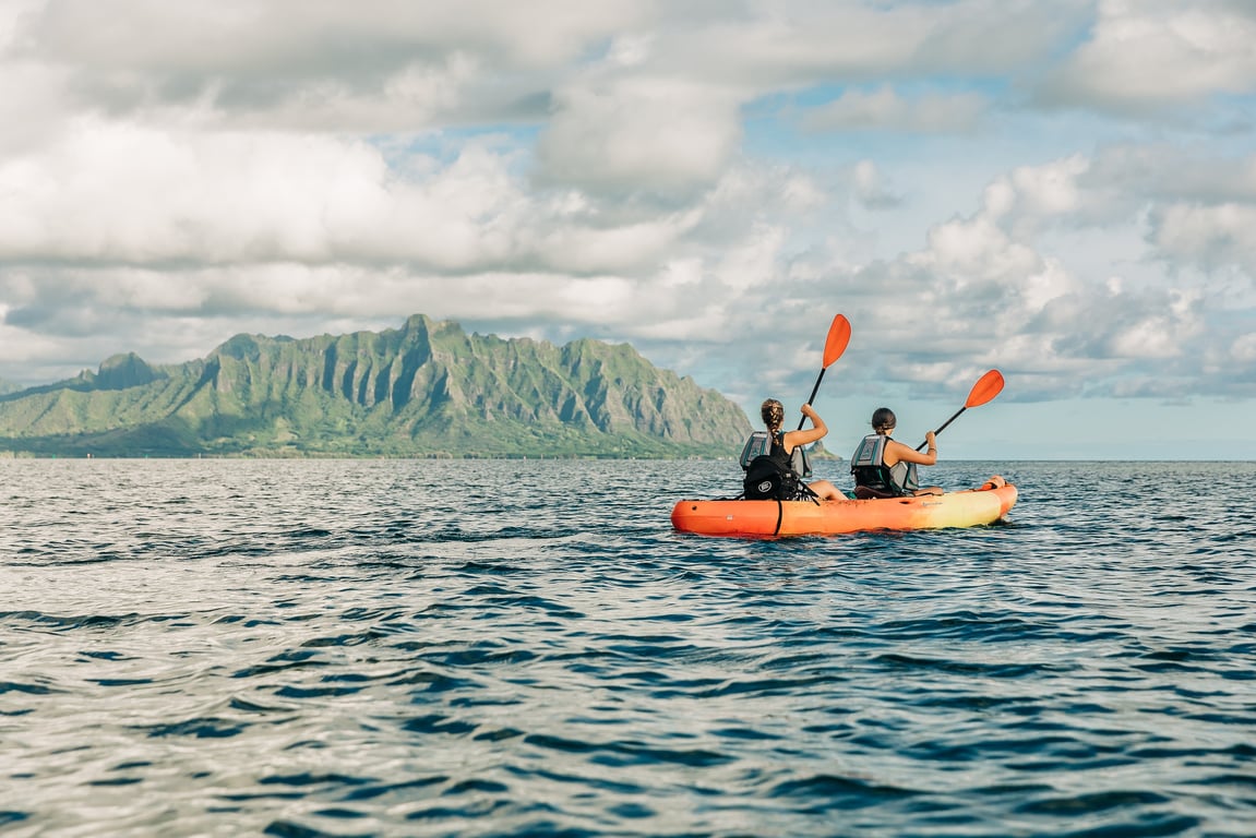 Kaneohe Bay Coral Reef Self-Guided Kayaking Adventure