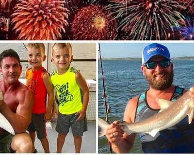 Night Shark Fishing & Fireworks Cruise in Hilton Head