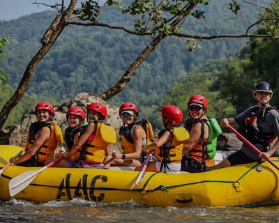 Private 3.5-Hour Asheville Calm Water Rafting Tour