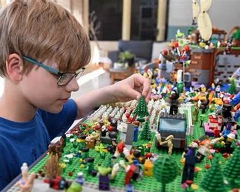 Family LEGO Building Competition on Fripp Island