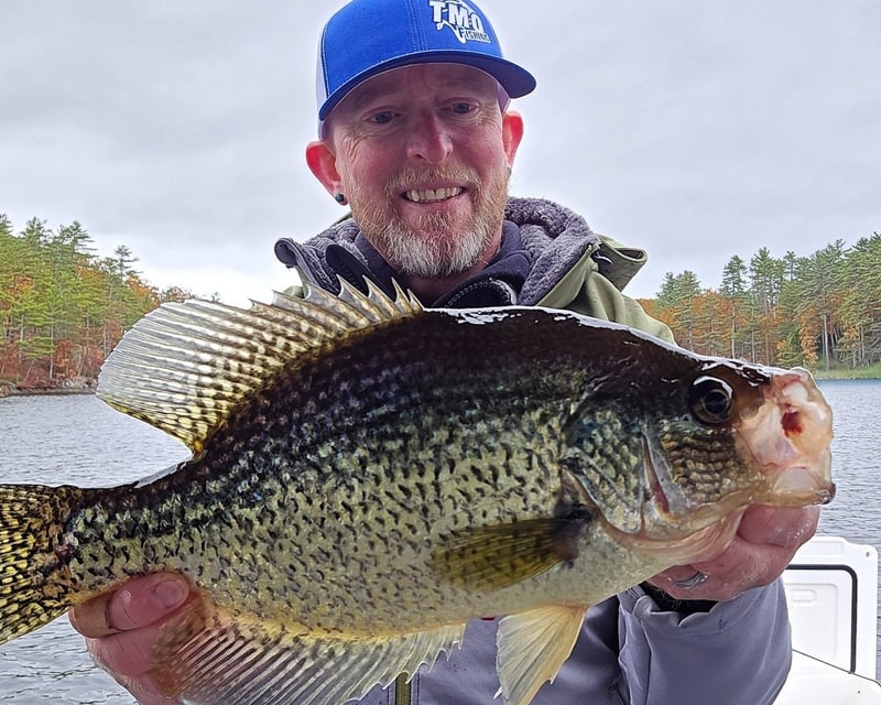 Guided Fall Crappie Fishing on Lake Winnipesaukee