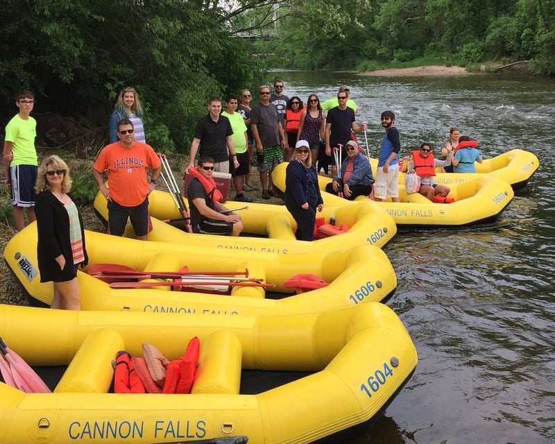 8-Mile Cannon River Raft Rental in Cannon Falls