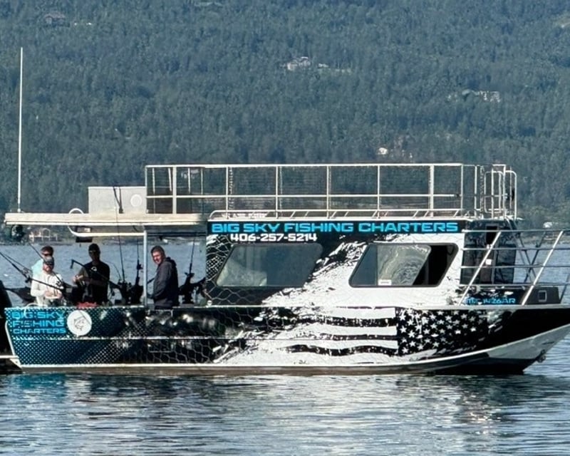 Private Half-Day Lake Trout Fishing Charter on Flathead Lake