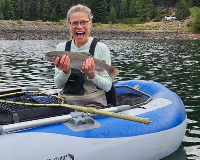 Private Sawmill Lake Fly Fishing with Gear