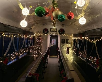 Holiday Train Ride in Blue Ridge