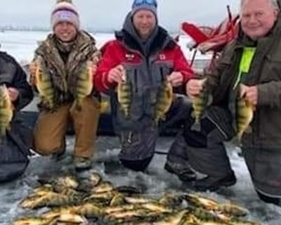 La Crosse Airboat Ice Fishing Trip