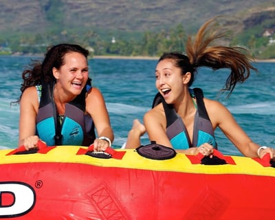 Bumper Tube Ride in Honolulu