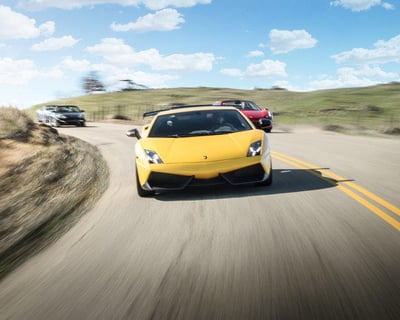 45-Mile Supercar Driving Tour in Fresno