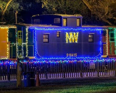 Private Caboose Ride to the North Pole From Parrish