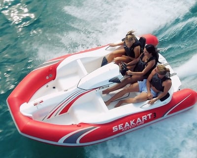 1-Hour Guided Seakart Tour with Safety Boat