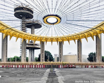 Remnants of the World's Fairs Tour in Flushing Meadows