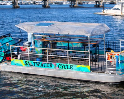 Bring-Your-Own-Drinks Cycle Boat Cruise In Charleston