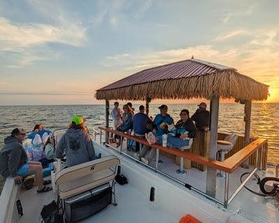 Sunset Tiki & Skiff Cruise in Salvo