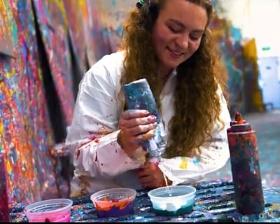 Acrylic Pour Class in Sandy Springs