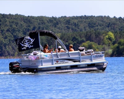 150 HP Pontoon Rental in Rapid City