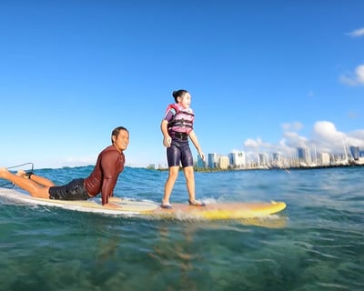 Honolulu Private Kids Surf Lesson