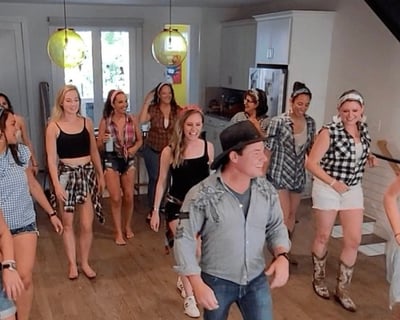 Private Line Dance Lesson at Your Location