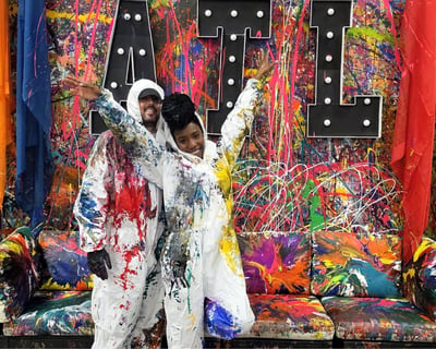 Splatter Paint Date in Sandy Springs