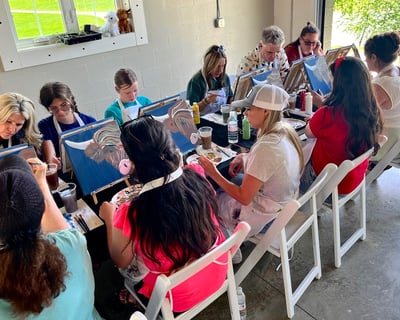 Scottish Highland Cow Painting Class