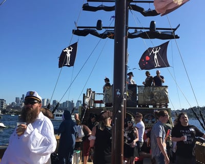 Seattle Pirate Ship Tour with Water Cannons
