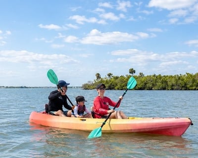 Tandem Kayak Rental at Sebastian Inlet